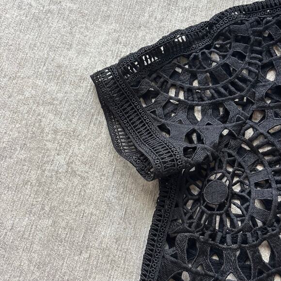 Black Lace Top - Picture 2 of 4